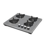 Simfer 3049 4 Gözlü Set Üstü Cam Ocak Gri