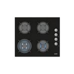Simfer 3508 3g 1g Wok 4 Gözlü 60 Cm Siyah Cam Ankastre Ocak