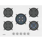 Simfer 3751 4 Gözü Gazlı + 1 Wok Cam Ankastre Ocak, 70 Cm,