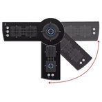Simfer 3950 Siyah Ankastre Cam Ocak