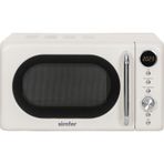 Simfer 4605 20Litre Retro Mikrodalga Fırın Dijital Krem