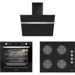 Simfer 8 Fonksiyon 80 Lt Xxl Siyah Turbo Ankanstre Set ( 7381 Fırın + 3500 Ocak + 8611 Davlumbaz)