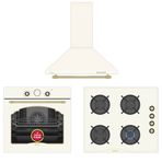 Simfer 8218 - 3326 - 8716 Retro Bej 3'lü Ankastre Set