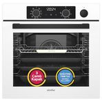 Simfer 8245 11 Fonksiyon Steam Master Ankastre Fırın Beyaz Cam Dijital