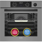 Simfer 8246 11 Fonksiyon Steam Master Ankastre Fırın Gri Cam Dijital