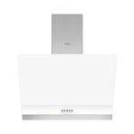 Simfer 9604 Beyaz Eğik Cam Davlumbaz