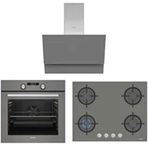 Simfer Diamond 8225 - 3655 - 8705 Gri 3'lü Ankastre Set