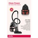 Simfer SK-6301 Rose Gold 800 W Toz Torbasız Elektrikli Süpürge