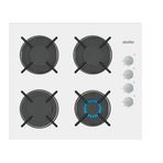 Simfer T3507 4G 60 cm Beyaz Cam Ankastre Doğalgaz Ocak
