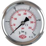 Simga Çap Ø100 mm Pano Tip Kuru Manometre - 0-60 bar