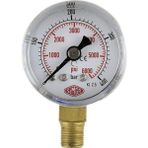 Simga Çap Ø40 mm Alttan Bağlantılı Kuru Tip Manometre - 0-4 bar