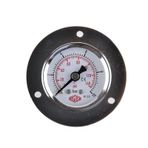 SİMGA Çap Ø40 mm Ön Flanşlı Kuru Tip Manometre 0-10 bar