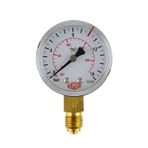 Simga Çap Ø52 mm Alttan Bağlantılı Kuru Tip Manometre - 0-4 bar