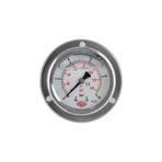 SİMGA Çap Ø52 mm Ön Flanşlı Gliserinli Manometre 0-40 bar