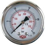 Simga Çap Ø52 mm Pano Tip Kuru Manometre - 0-16 bar