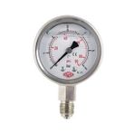 Simga Çap Ø63 mm Alttan Bağlantılı Gliserinli Manometre - 0-250 bar