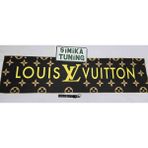 Şimika Louis Siyah Otomobil Torpido Havlusu Göğüs Halısı Üniversal (Kumaş Anahtarlık Hediyeli)