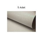 Simli Fon Kartonu 50X70 Beyaz 5 Adet