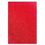 Simli Fon Kartonu 50X70 Kırmızı Rulo Şeklinde