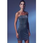 Simli İp Askılı Bodysuit - Antrasit