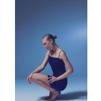 Simli İp Askılı Bodysuit - Sax Mavi