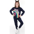 Simli Koala Kız Çocuk Kışlık Eşofman Takım