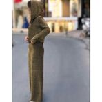 Simli Örme Pantolon - Gold - 2XL