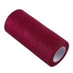 Simli Tül Ruloları, 6 “x 25 Yard, Parlak Gümüş Işıltılı Tül Rulo, Parlak Tül Makarası, Şerit, Payetler, Tül, Tutu Etek, Düğün, Doğum Günü, Bebek Duşu için File (D19)