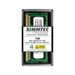 Simmtec Incorporated Memory is Our Business RAM 1GB DDR3 1066MHz PC3-8500 Dizüstü Bilgisayar RAM SODIMM Modülü | 1.5V Non-ECC Tamponsuz 204-pin Bellek Yükseltme Çubuğu