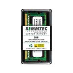 Simmtec Incorporated Memory is Our Business RAM 2GB DDR3 1066MHz PC3-8500 Dizüstü Bilgisayar RAM SODIMM Modülü | 1.5V Non-ECC Tamponsuz 204-Pin Bellek Yükseltme Çubuğu