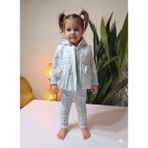 Şimo Butik Kız Bebek Vikvik Oyuncaklı Üçlü Takım (Omuzdan Çıtçıtlısweatshirt+ Vikvikli Yelek+Pantolon) - 00Yeşil - 12 - 18 Ay