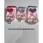 Şimo Butik Kız Çocuk Peluş Detaylı Çorap Yumuşacık Nefes Alabilir Terletmez - 9 - 11 Yaş - Pembe