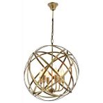 Sımona Modern Avize E14 36w 50cm Metal Eskitme Avonni-av-4183-6e Kaplama