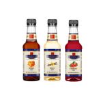Simonelli 3'lü Şurup Seti (Karamel + Vanilya + Çilek) Kahve Ve Kokteyl Şurubu 3x250ml