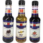 Simonelli 3'lü Şurup Seti (Vanilya + Çikolata + Çilek) Kahve ve Kokteyl Şurubu 3X250ML - 1 Paket