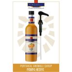 Simonelli 700 ml Portakal Aromalı Kahve ve Kokteyl Şurubu Pompa ile Premium Lezzet
