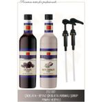 Simonelli Kahve ve Kokteyl Şurubu Çikolata Aromalı + Beyaz Çikolata Aromalı 700 ml + 2 Adet Pompa Simonelli