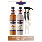 Simonelli Kahve Ve Kokteyl Şurubu Karamel Aromalı Beyaz Çikolata Aromalı 700 ml Pompa Hediyeli