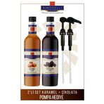 Simonelli Kahve Ve Kokteyl Şurubu Karamel Aromalı Çikolata Aromalı 700 ml Pompa