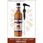 Simonelli Kahve ve Kokteyl Şurubu Toffee Karamel Aromalı 700 ml + Pompa - Cafe Crema