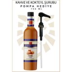Simonelli Karamel Aromalı Kahve Şurubu 70 cl Pompa ile Pratik Kullanım İçin - 700 ml