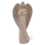 SIMON'S SHOP Dua Eden Melek Heykelleri, 22,8 cm Dua Melek Figürleri, Aile Dostları için Koruyucu Melek Heykelleri, Bej Melek Masa Rafı Mantel Süslemeleri