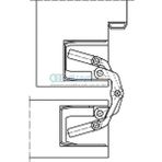 SİMONSWERK TECTUS GİZLİ AYARLI KAPI MENTEŞESİ TE340 3D ANTİK BRONZ
