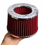 Simota 76Mm Açık Hava Filtresi-Open Air Filter-Performans Hava Filtresi-Kırmızı