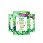 Simple 3x21 ml Kind To Skin Hassas Ciltlere Uygun Protect Yoğun Nemlendirme Kağıt Maske