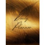 Simple Golden Glossy Daily Planner 365 Days For Men and Women
