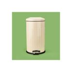 Simple Living Vintage Çöp Kovası - Bej - 16 lt