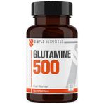 Simple Nutritions Glutamin Takviyesi 500 mg 90 Tablet – Kas Onarımı, Dayanıklılık