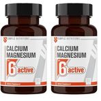 Simple Nutritions Kalsiyum Magnezyum Çinko Kompleksi | D3 K Vitamini, Selenyum, Bakır, Bor ile 8'i 1 Arada Formül | Kemik, Kas, Bağışıklık ve Enerji Desteği | 90 Tablet (2 paketi)