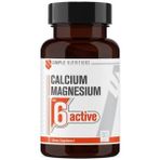 Simple Nutritions Kalsiyum Magnezyum Çinko Kompleksi | D3 K Vitamini, Selenyum, Bakır, Bor ile 8'i 1 Arada Formül | Kemik, Kas, Bağışıklık ve Enerji Desteği | 90 Tablet